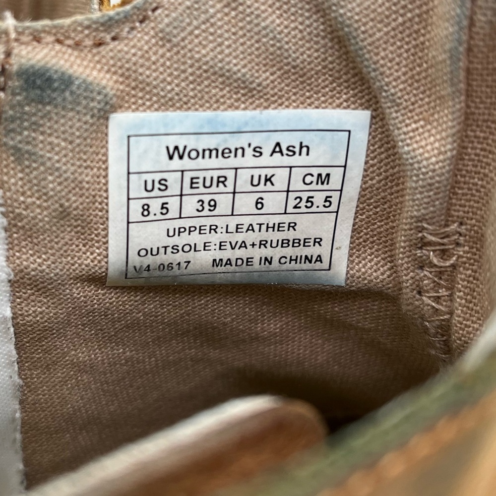Superfeet Leather Ankle Booties Women’s Ash Shoes size 8.5 Tan color - Picture 6 of 8